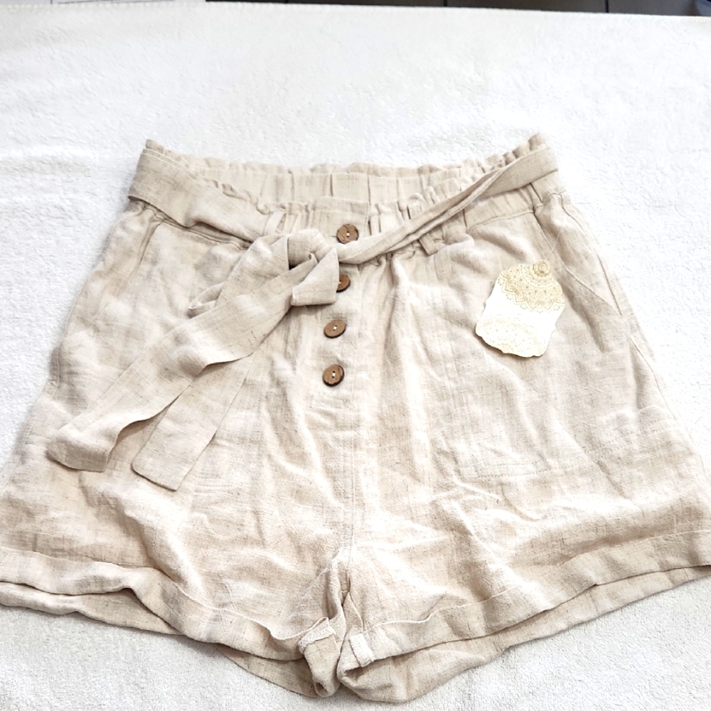 Alter'd State Linen Shorts Large Nwt